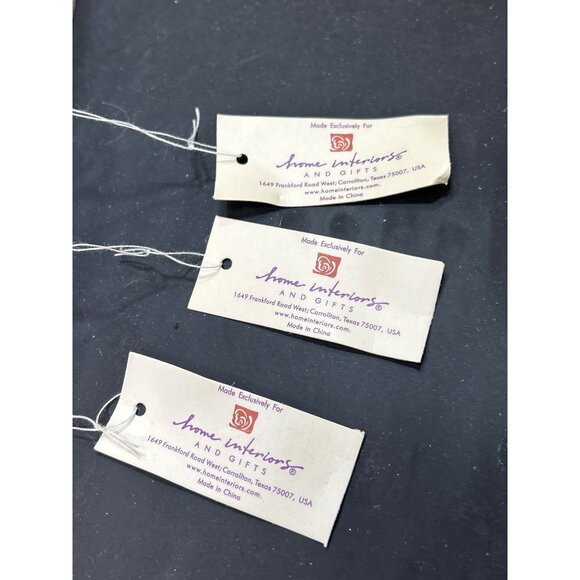 Set Of 3 Home Interiors Snowman Christmas Ornaments Holiday Decor - Picture 6 of 9